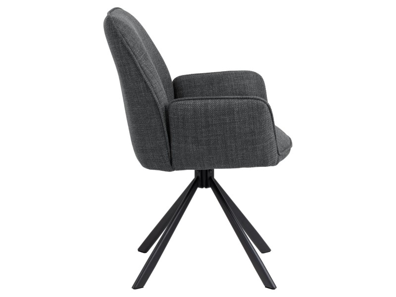 Krzesło Glenda szare ciemne Basel 19 - ACTONA